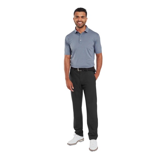 FootJoy Flower Bud Foulard Lisle Poloshirt, flint