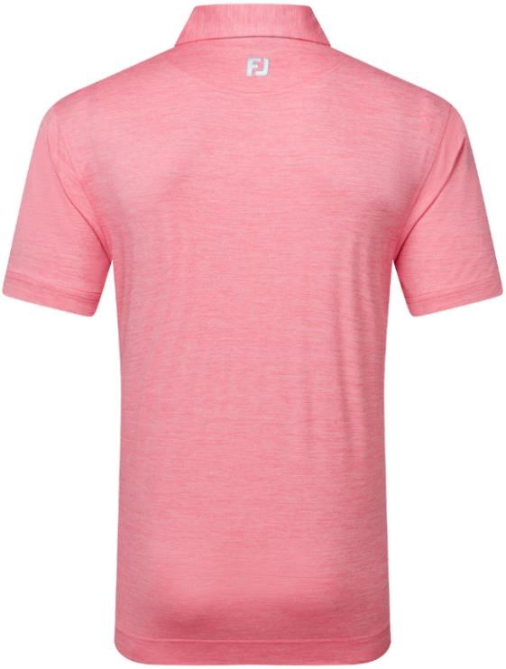 FootJoy Heather Lisle with Trim Herren Poloshirt, rosa