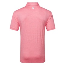 FootJoy Heather Lisle with Trim Herren Poloshirt, rosa