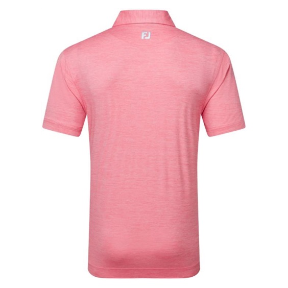 FootJoy Heather Lisle with Trim Herren Poloshirt, rosa