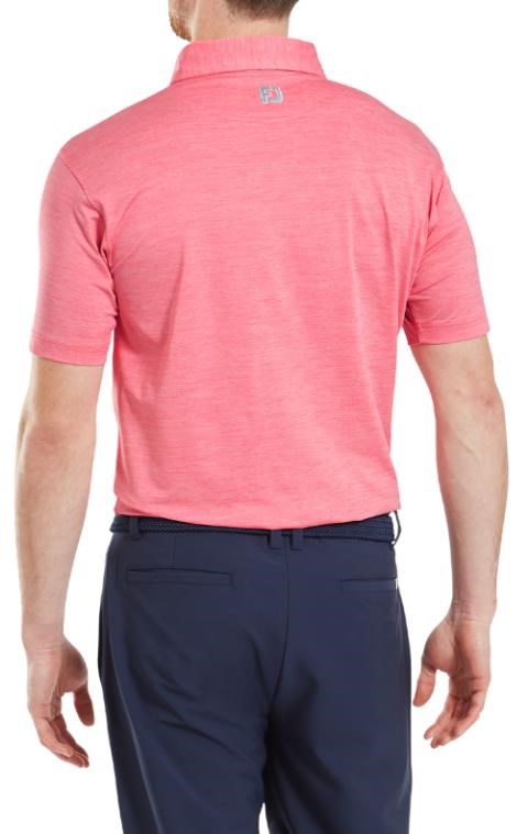 FootJoy Heather Lisle with Trim Herren Poloshirt, rosa