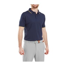 FootJoy Tipped Pique Herren Poloshirt, dunkelblau