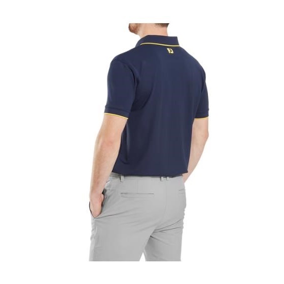FootJoy Tipped Pique Herren Poloshirt, dunkelblau