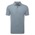 FootJoy Tipped Pique Herren Poloshirt, flint/hibiscus