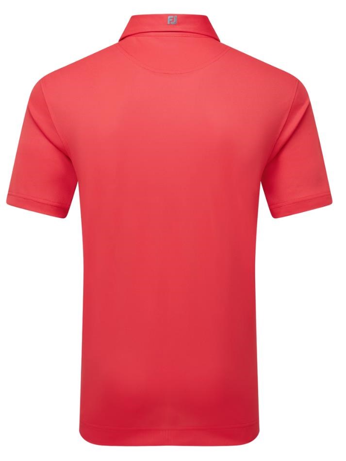 FootJoy Stretch Pique Solid Herren Poloshirt, hibiscus