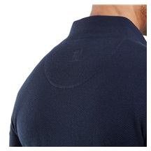FootJoy Drirelease Button Placket Herren Knopfleisten Pullover, dark denim