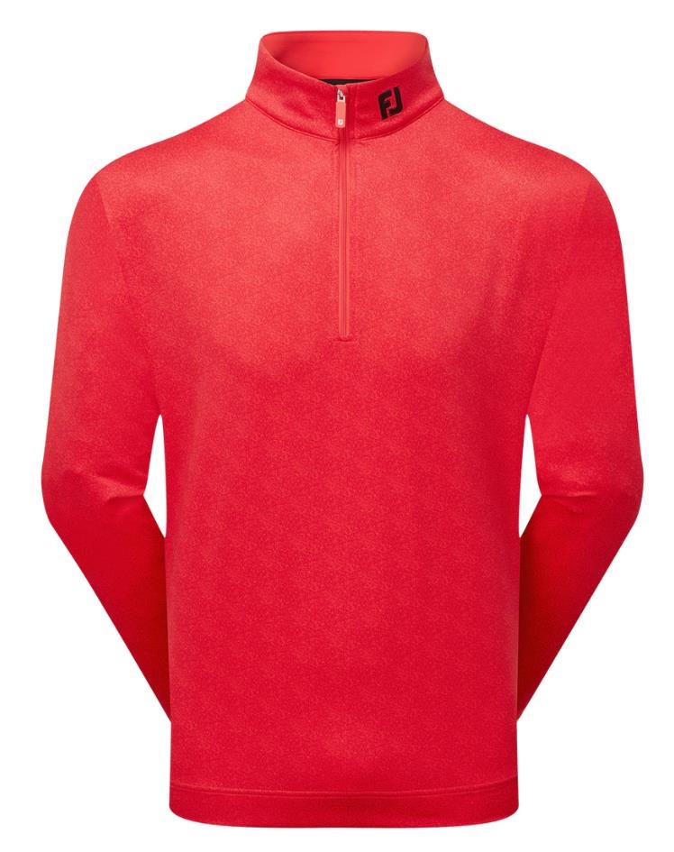FootJoy Speckle Print Chill-Out Herren Sweatshirt, rot
