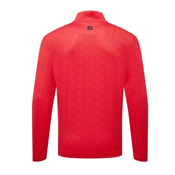 FootJoy Speckle Print Chill-Out Herren Sweatshirt, rot