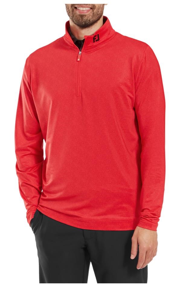 FootJoy Speckle Print Chill-Out Herren Sweatshirt, rot