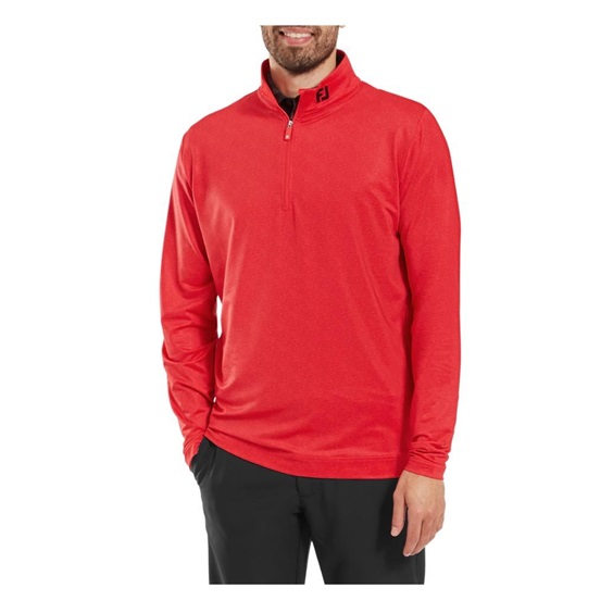 FootJoy Speckle Print Chill-Out Herren Sweatshirt, rot
