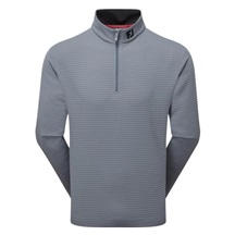 FootJoy Quilt Texture Chill-Out Herren Sweatshirt, flint