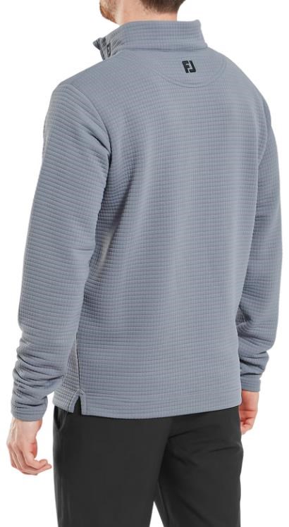 FootJoy Quilt Texture Chill-Out Herren Sweatshirt, flint