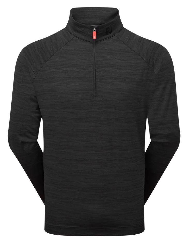 FootJoy Wave Jacquard Chill-Out Herren Sweatshirt, schwarz