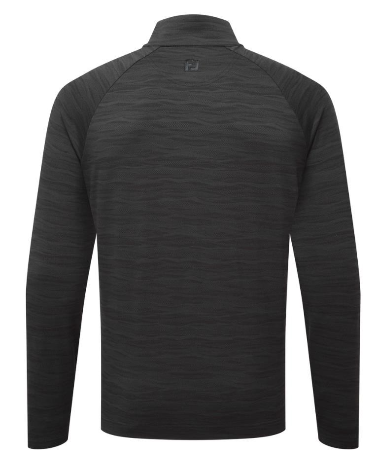 FootJoy Wave Jacquard Chill-Out Herren Sweatshirt, schwarz