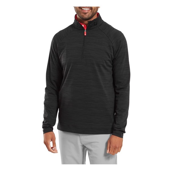 FootJoy Wave Jacquard Chill-Out Herren Sweatshirt, schwarz