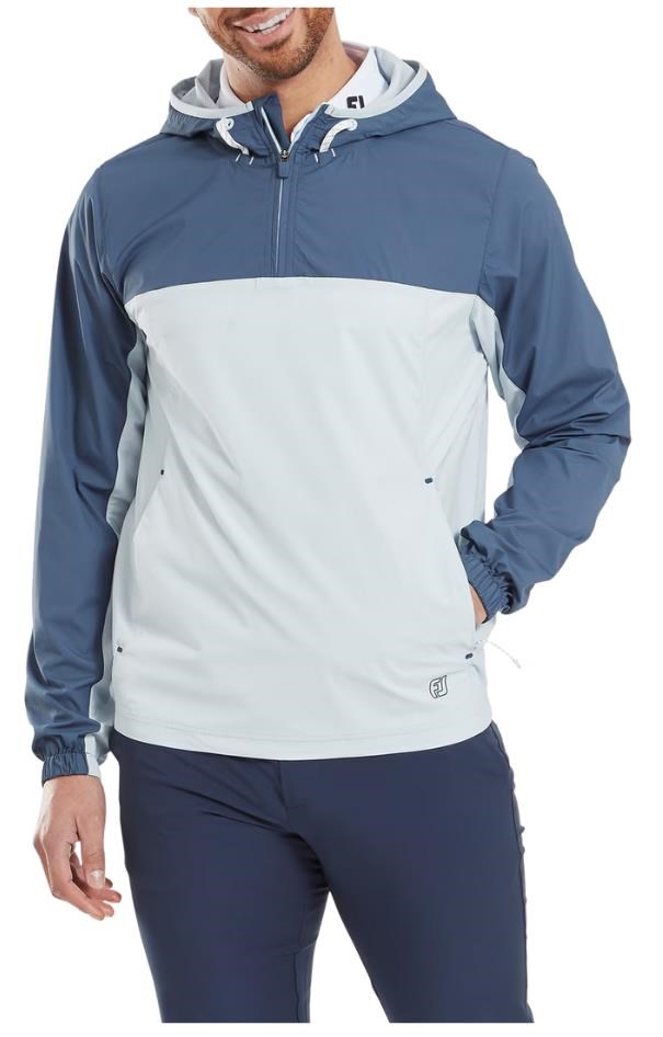 FootJoy TempoSeries Hoodie Herrenjacke, dark denim/skyway
