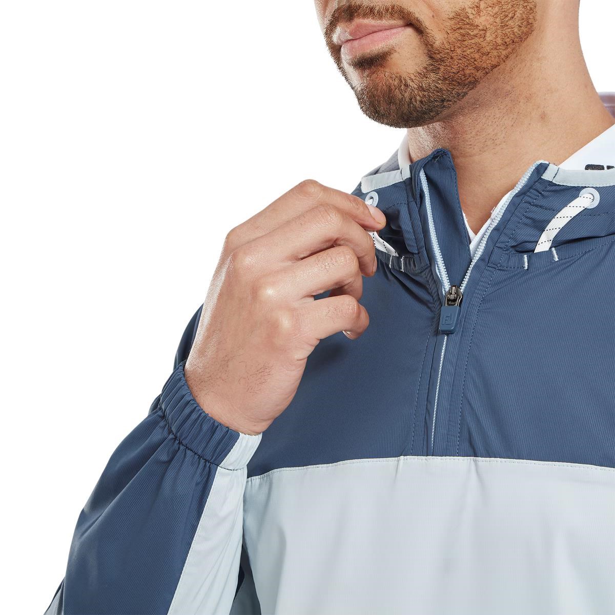 FootJoy TempoSeries Hoodie Herrenjacke, dark denim/skyway