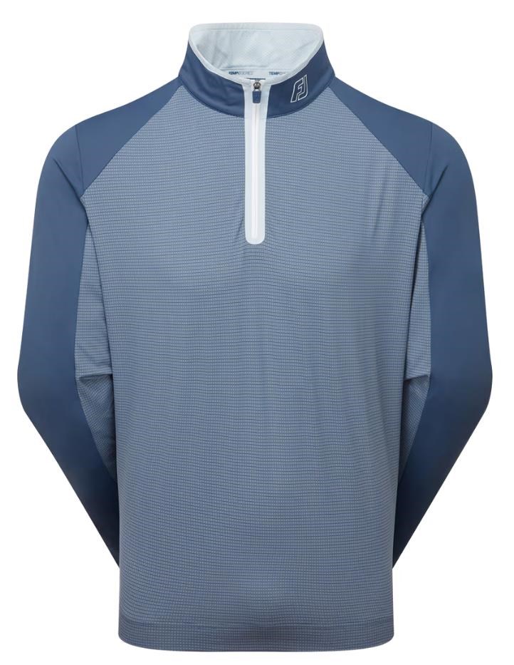 FootJoy TempoSeries Mixed Texture Chill-Out Herren Sweatshirt, dunkelblau