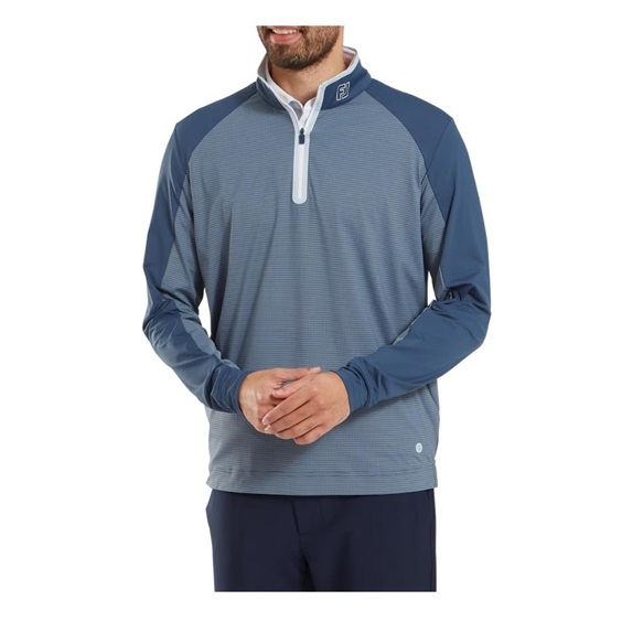 FootJoy TempoSeries Mixed Texture Chill-Out Herren Sweatshirt, dunkelblau