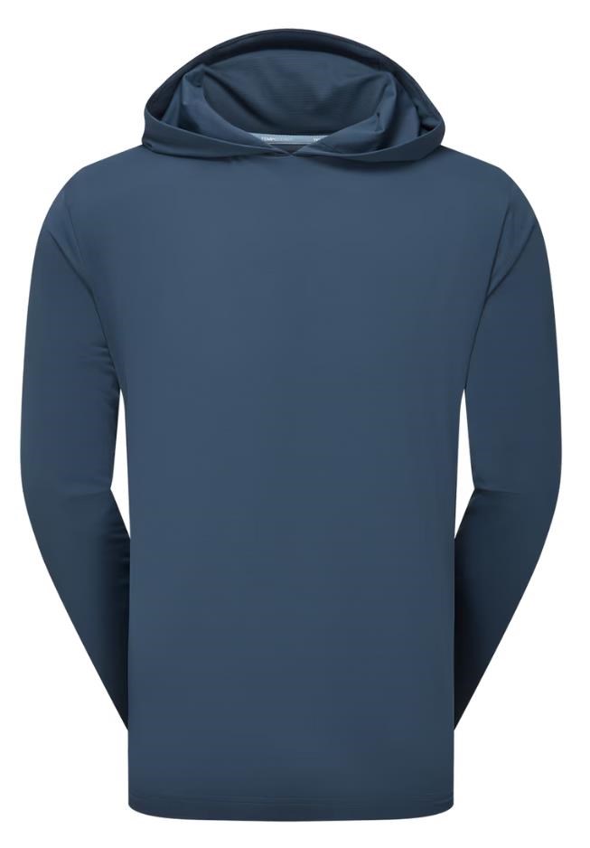 FootJoy TempoSeries Sonnenblock Hoodie Herren Sweatshirt, dunkelblau