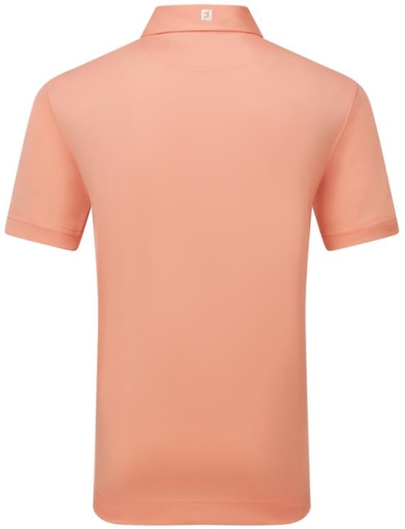 FootJoy Stretch Pique Solid Athletic Fit Herren Poloshirt, papaya