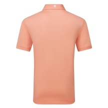 FootJoy Stretch Pique Solid Athletic Fit Herren Poloshirt, papaya