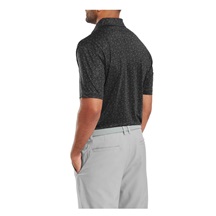 FootJoy Raker Print Lisle Herren Poloshirt, schwarz