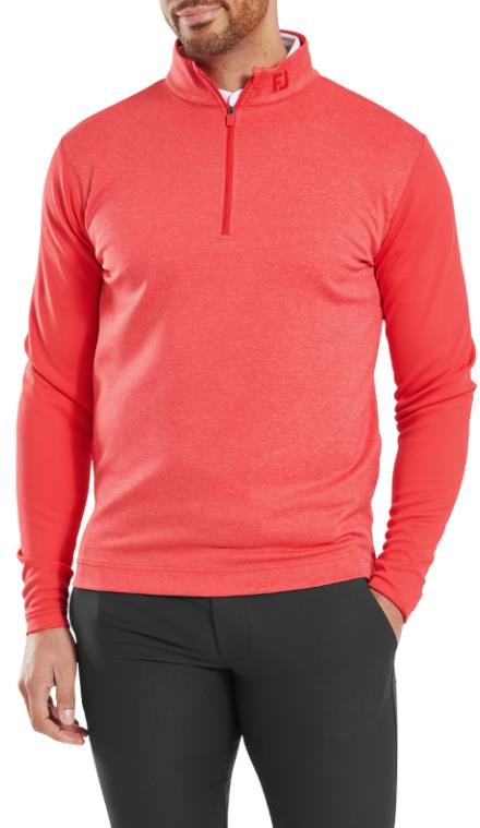 FootJoy Tonal Heather Chill-Out Herren Sweatshirt, rot