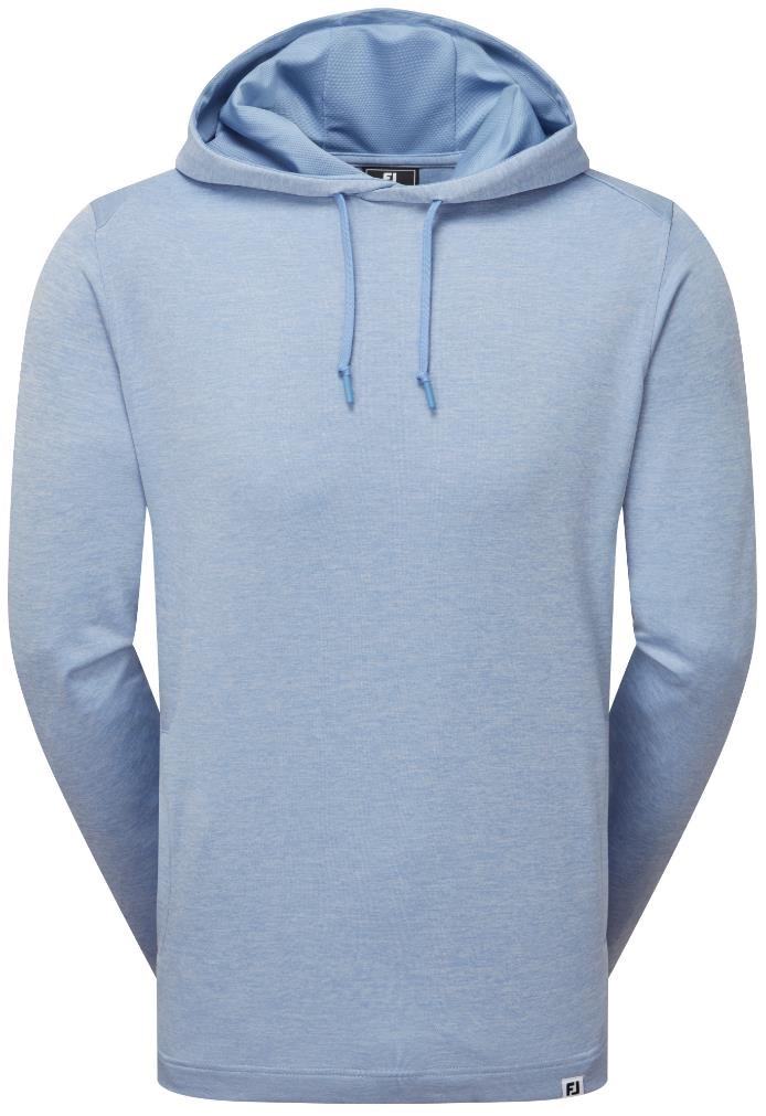 FootJoy Lightweight Hoodie Herren Sweatshirt, heather blue jay