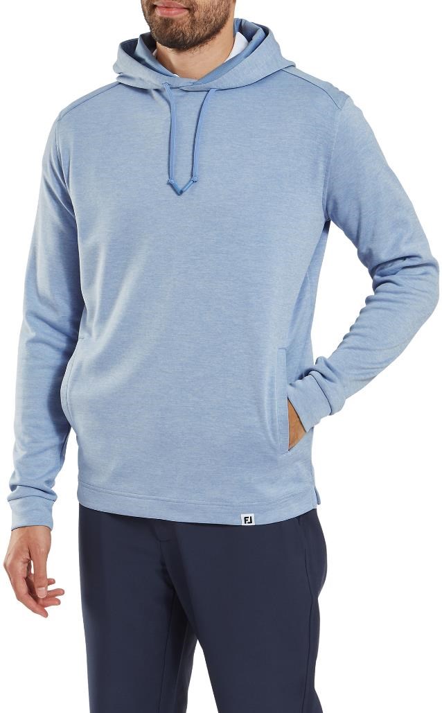FootJoy Lightweight Hoodie Herren Sweatshirt, heather blue jay