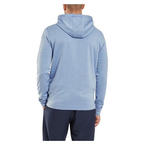 FootJoy Lightweight Hoodie Herren Sweatshirt, heather blue jay