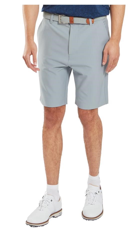 FootJoy Performance Tapered Fit Herren Golf Kurze Hosen, grau
