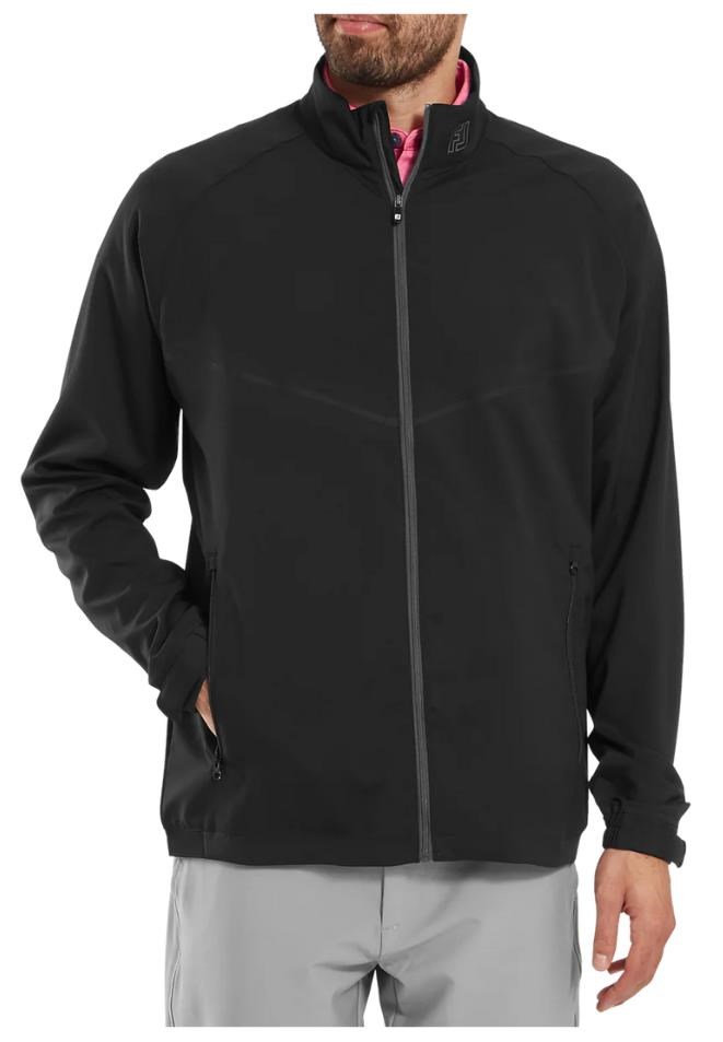 FootJoy Full-Zip Zephyr Windshirt Herrenjacke, schwarz