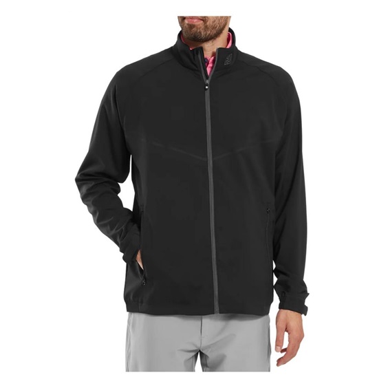 FootJoy Full-Zip Zephyr Windshirt Herrenjacke, schwarz