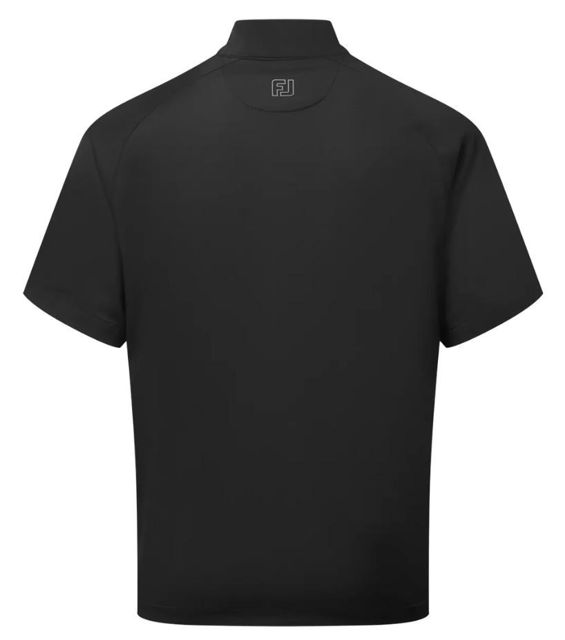 FootJoy Zephyr Short Sleeve Windshirt Herrenjacke, schwarz