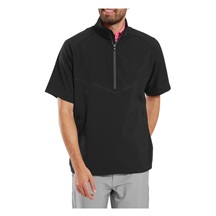FootJoy Zephyr Short Sleeve Windshirt Herrenjacke, schwarz