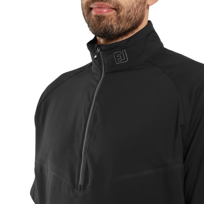 FootJoy Zephyr Short Sleeve Windshirt Herrenjacke, schwarz