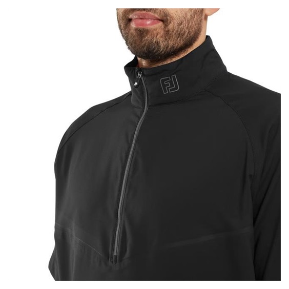 FootJoy Zephyr Short Sleeve Windshirt Herrenjacke, schwarz
