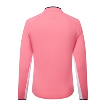FootJoy 1/4-Zip LS Sun Protection Damen Poloshirt, pink lemonade