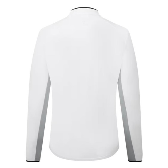 FootJoy 1/4-Zip LS Sun Protection Damen Poloshirt, weiss