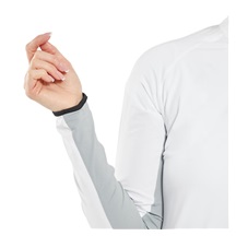 FootJoy 1/4-Zip LS Sun Protection Damen Poloshirt, weiss
