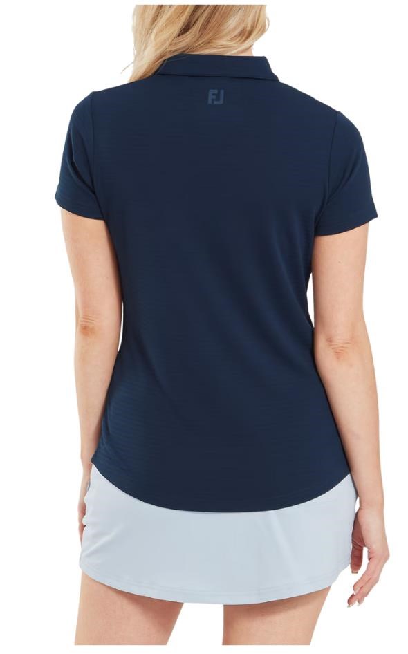 FootJoy Jacquard SS Shirt Damen Poloshirt, dunkelblau