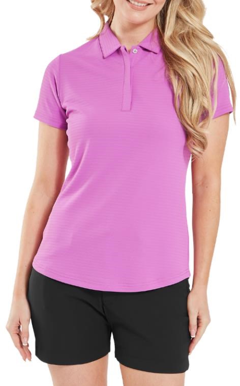 FootJoy Jacquard SS Shirt Damen Poloshirt, rosa