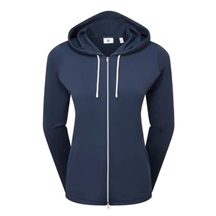 Footjoy Full-Zip Double Knit Damen Sweatshirt, dunkelblau
