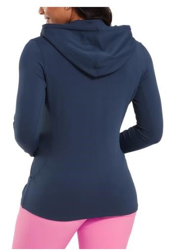 Footjoy Full-Zip Double Knit Damen Sweatshirt, dunkelblau