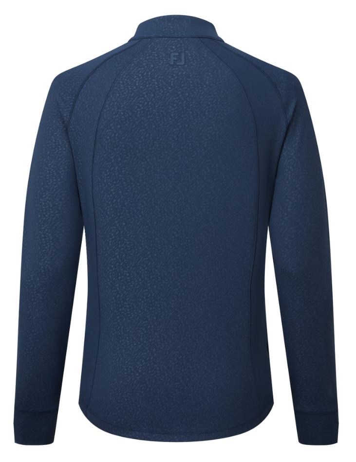 FootJoy Embossed Full-Zip Midlayer Damen Sweatshirt, dunkelblau