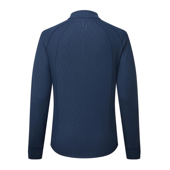 FootJoy Embossed Full-Zip Midlayer Damen Sweatshirt, dunkelblau