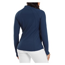 FootJoy Embossed Full-Zip Midlayer Damen Sweatshirt, dunkelblau