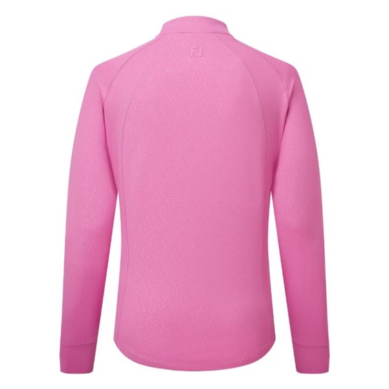 FootJoy Embossed Full-Zip Midlayer Damen Sweatshirt, rosa