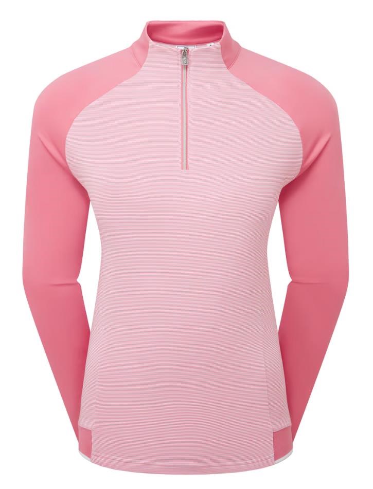 FootJoy 1/4-Zip Midlayer Damen Sweatshirt, rosa
